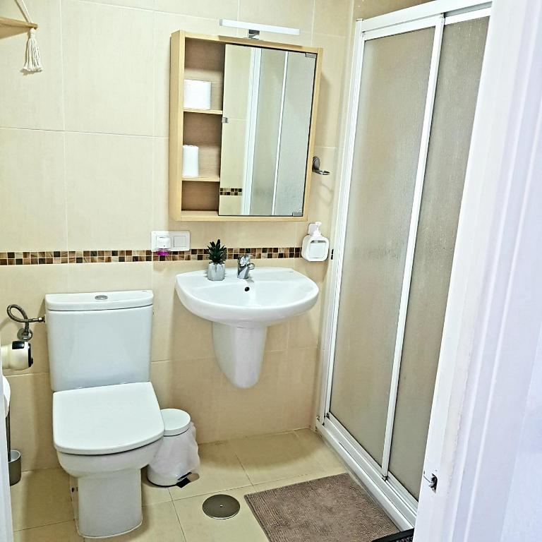 Kúpeľňa v ubytovaní Appartment Totally upgraded at BENAL BEACH