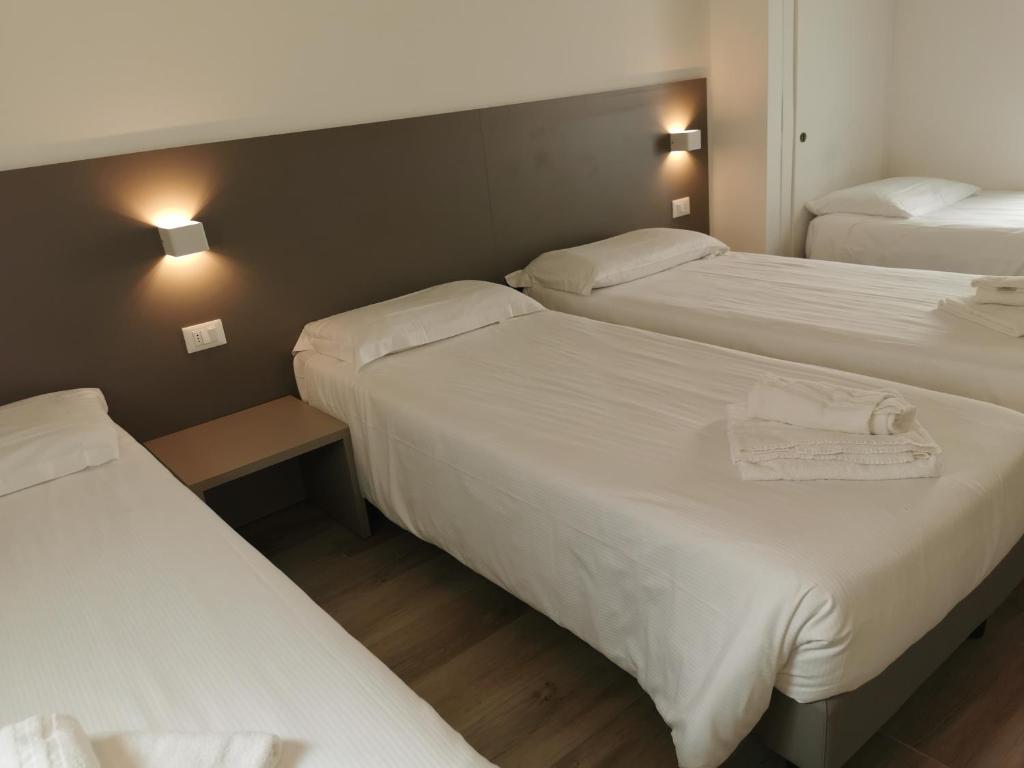 Postel nebo postele na pokoji v ubytování Hotel Sonia