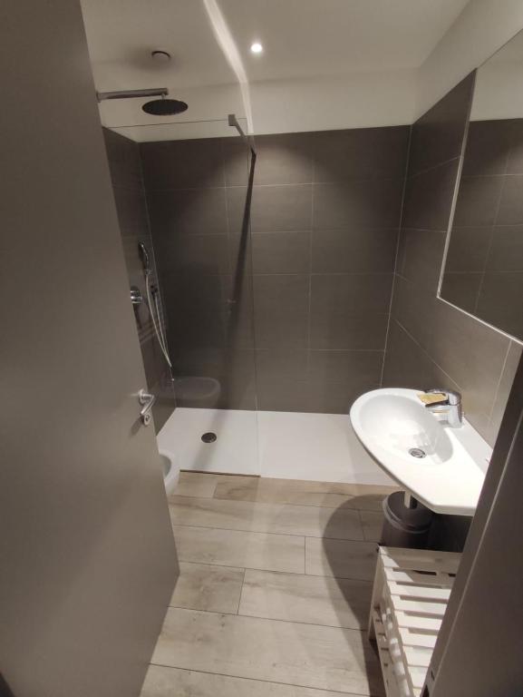 Koupelna v ubytování Hotel Sonia