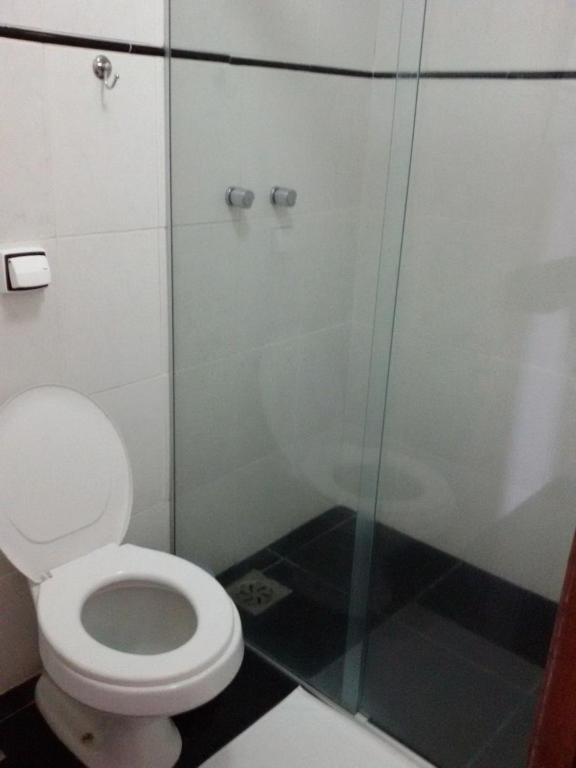 Koupelna v ubytování Pousada Bela Mauá