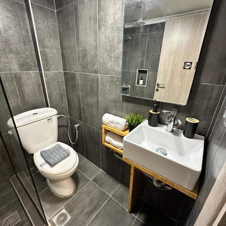 Koupelna v ubytování R&T Apartments