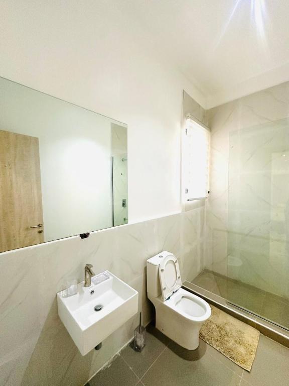 Koupelna v ubytování Joy luxury Apartments
