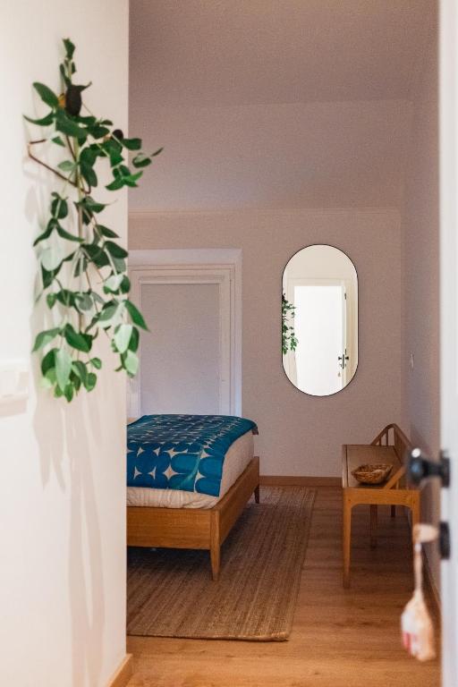 Postel nebo postele na pokoji v ubytování Viva! Farmhouse