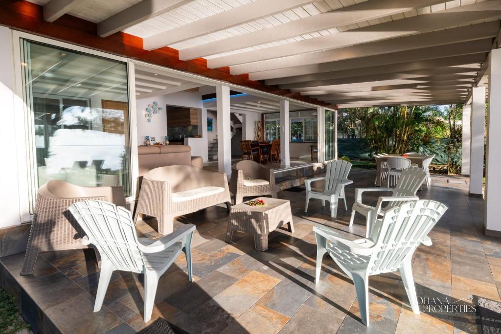 Villa Vanaki - Beachfront Villa 4BR w AC - photo 10 - Moorea, Polynésie