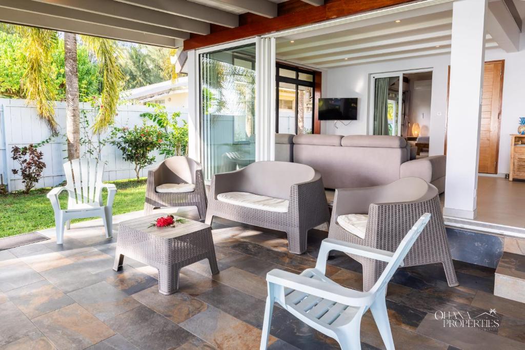 Villa Vanaki - Beachfront Villa 4BR w AC - photo 11 - Moorea, Polynésie
