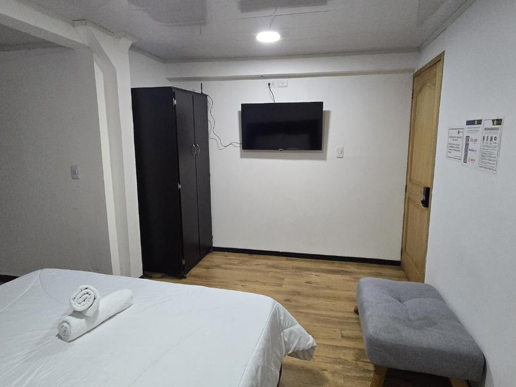 Postel nebo postele na pokoji v ubytování Yellow House
