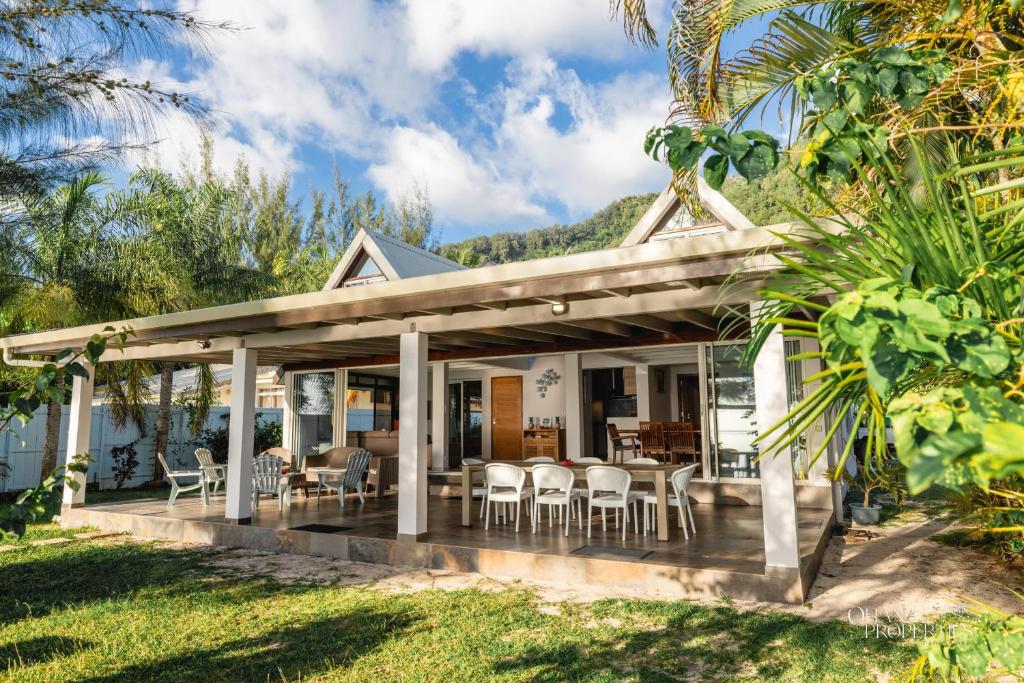 Villa Vanaki - Beachfront Villa 4BR w AC - photo 2 - Moorea, Polynésie