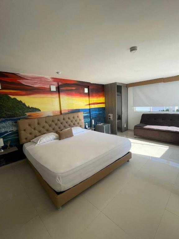 HS-DD Habitación Deluxe cerca al mar con piscina y wifi