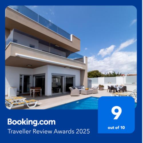 Certifikát, hodnocení, plakát nebo jiný dokument vystavený v ubytování Villa near the sea