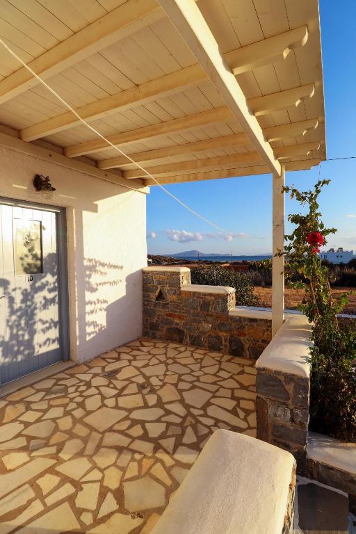 Balkón nebo terasa v ubytování Sunny Studios Naxos