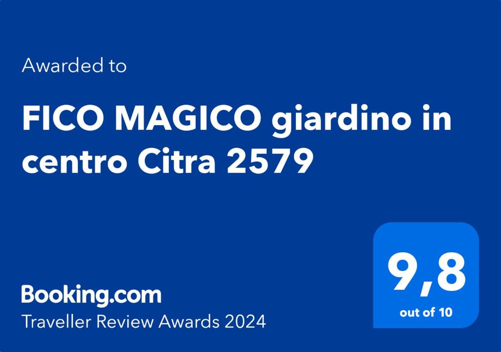 Certifikát, ocenenie alebo iný dokument vystavený v ubytovaní FICO MAGICO -Appartamento con giardino, Genova Centro Storico, Acquario