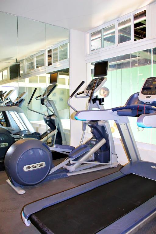 Fitness centrum a/nebo fitness zařízení v ubytování Sara N Hotel & Spa