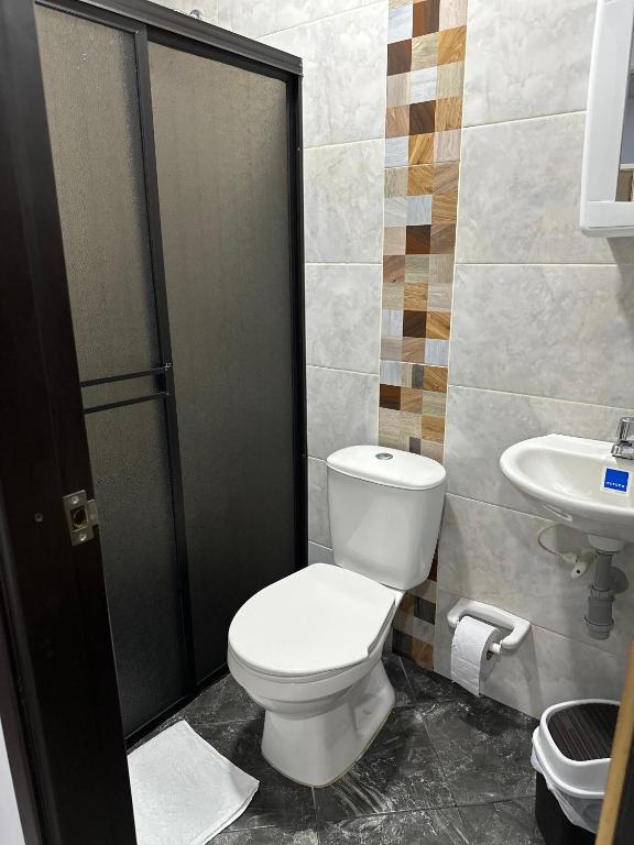 Phòng tắm tại Como en casa