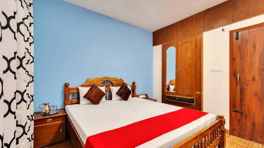 Ένα ή περισσότερα κρεβάτια σε δωμάτιο στο Coolspot Cottage