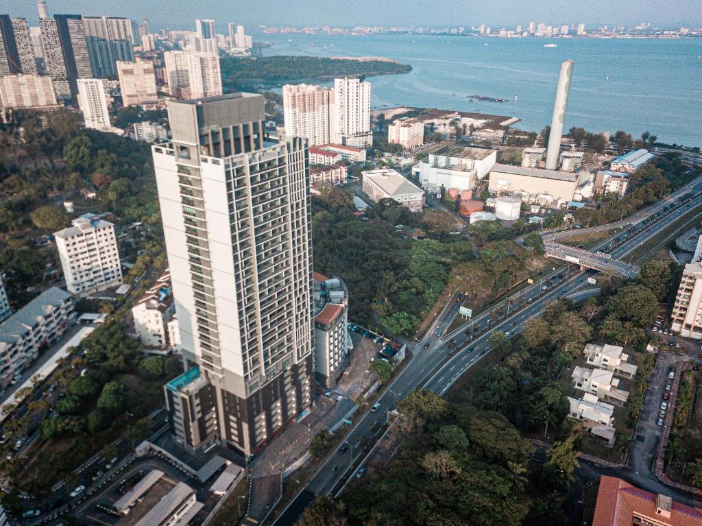 Nespecifikovaný výhled na destinaci George Town nebo výhled na město při pohledu z apartmánu