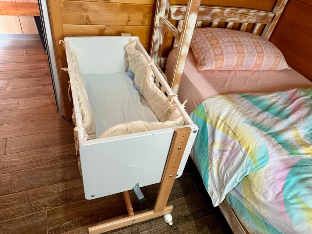 Postel nebo postele na pokoji v ubytování Baven -Toven Naturae