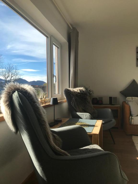 Posezení v ubytování Ferienhaus Westerbuchberg
