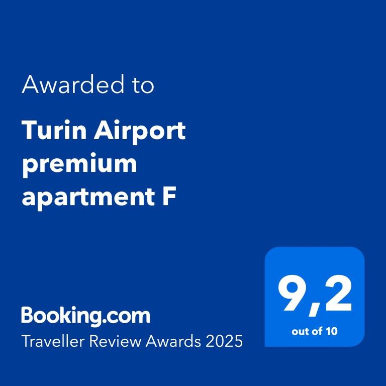 Certifikát, hodnocení, plakát nebo jiný dokument vystavený v ubytování Turin Airport premium apartment F