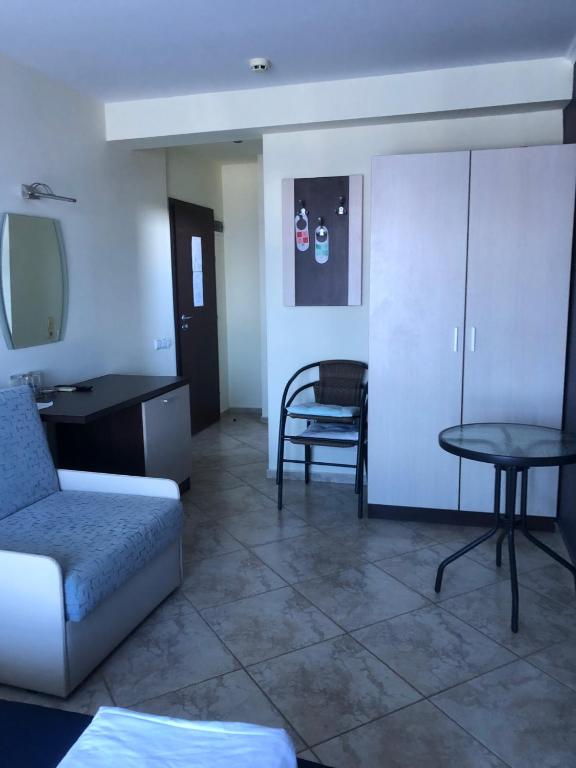 Posezení v ubytování Afrodita Hotel