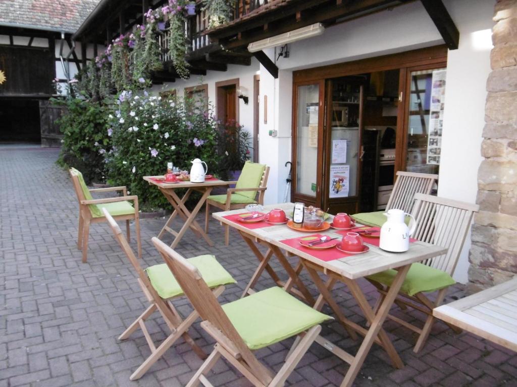 Restaurace v ubytování A l'arc en ciel