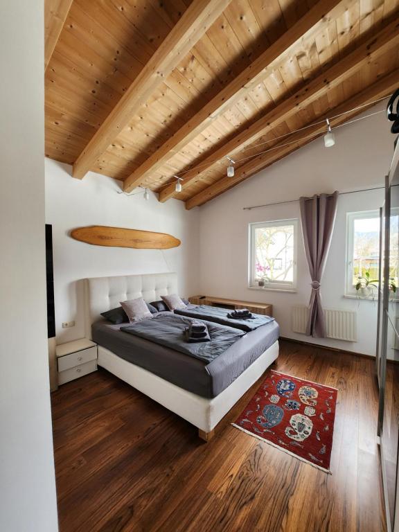 Postel nebo postele na pokoji v ubytování Chalet Fini