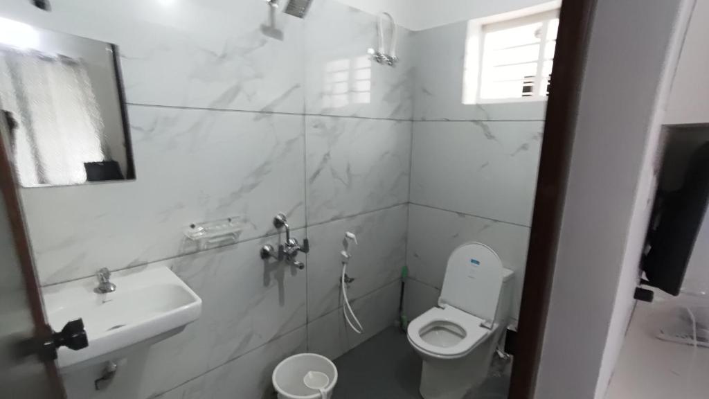 Koupelna v ubytování Sivasylam rooms