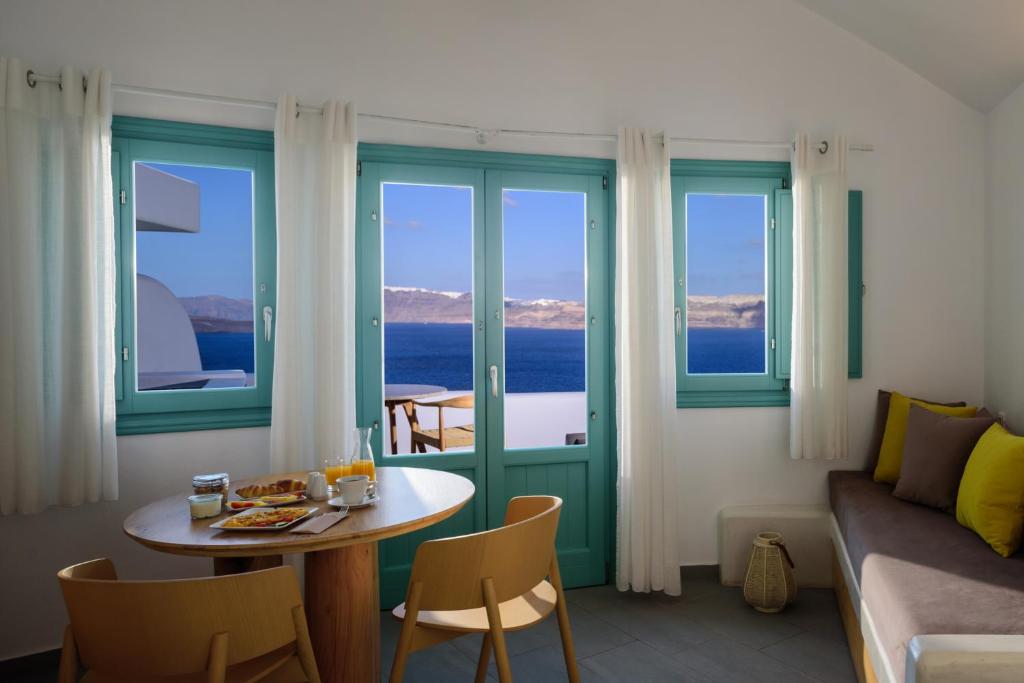 Posezení v ubytování Neptune Luxury Suites