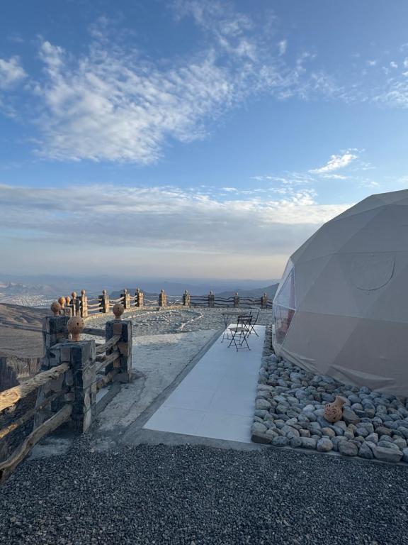 Příroda nedaleko luxury tent