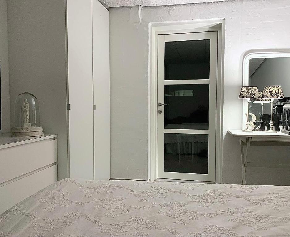 Kuchyň nebo kuchyňský kout v ubytování Blokhus Beach House
