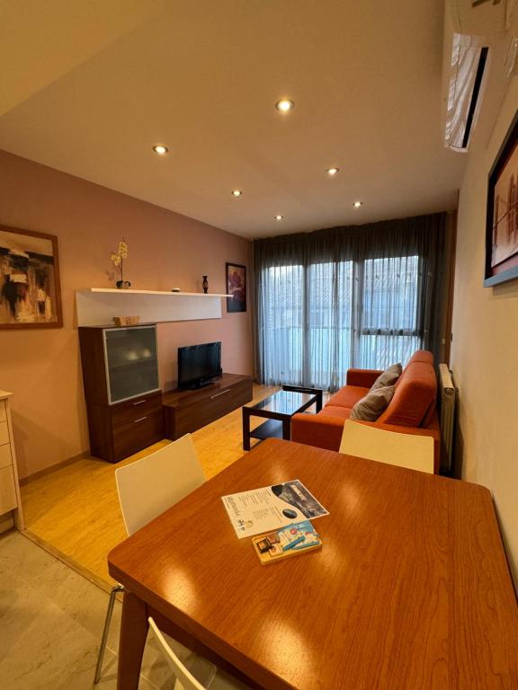 TV a/nebo společenská místnost v ubytování Apartamentos Turísticos Can Rocamora