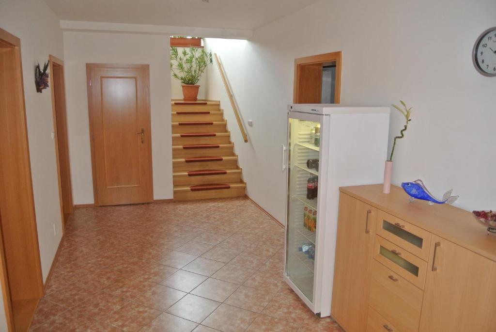 Kuchyň nebo kuchyňský kout v ubytování Pension Olga