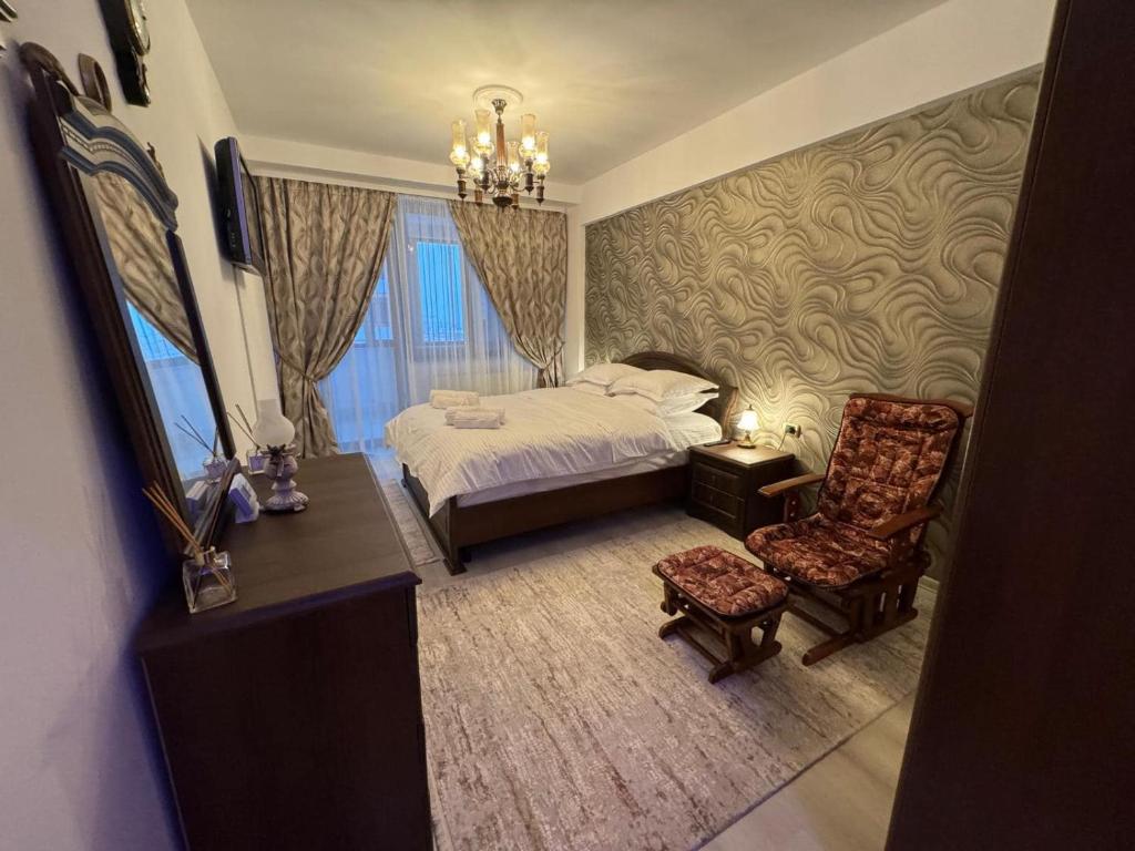 Ένα ή περισσότερα κρεβάτια σε δωμάτιο στο Maria Apartment