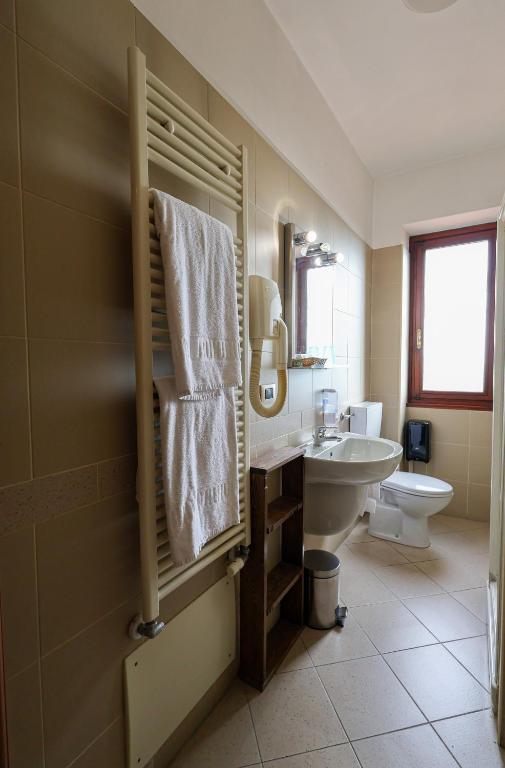 Koupelna v ubytování Hotel Erbaluce