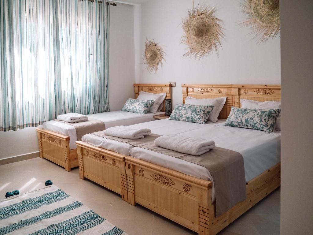 Tamraght Blue House - Habitación Doble Con Baño Privado