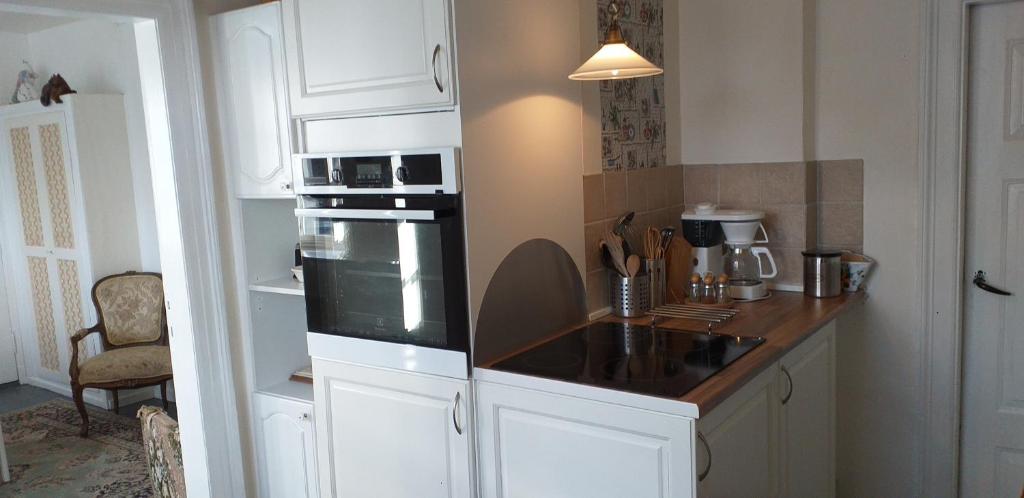 Kuchyň nebo kuchyňský kout v ubytování Bed & Breakfast Centralt Falster