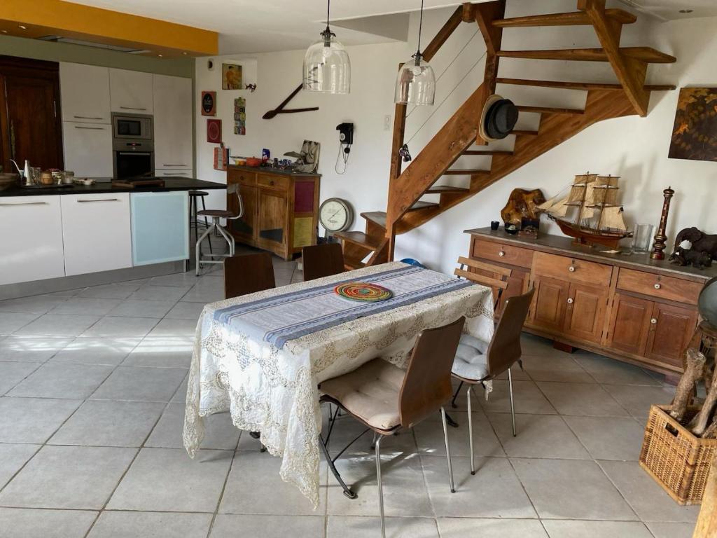 Kuchyň nebo kuchyňský kout v ubytování 2 Moutons