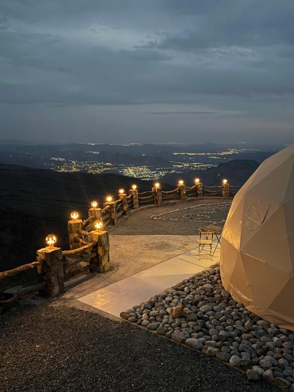 Příroda nedaleko luxury tent