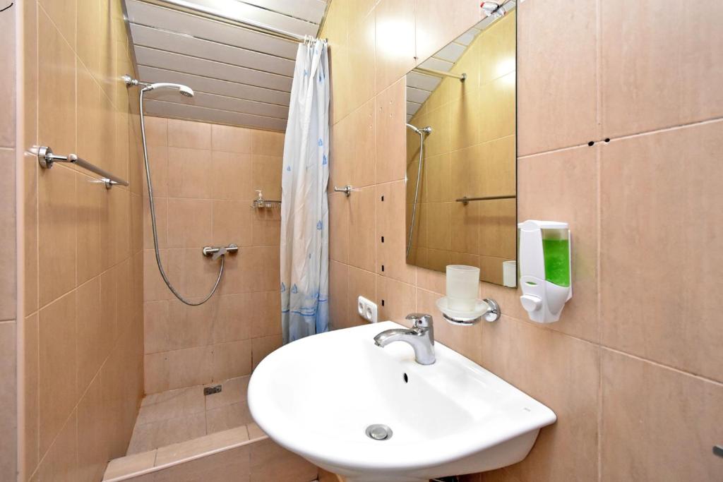 Koupelna v ubytování A&S hotel