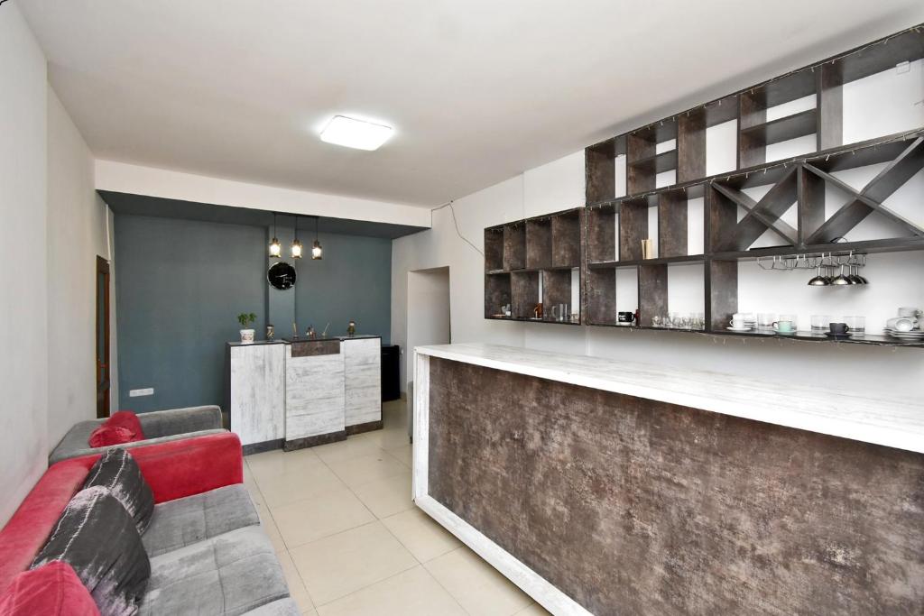 Kuchyň nebo kuchyňský kout v ubytování A&S hotel