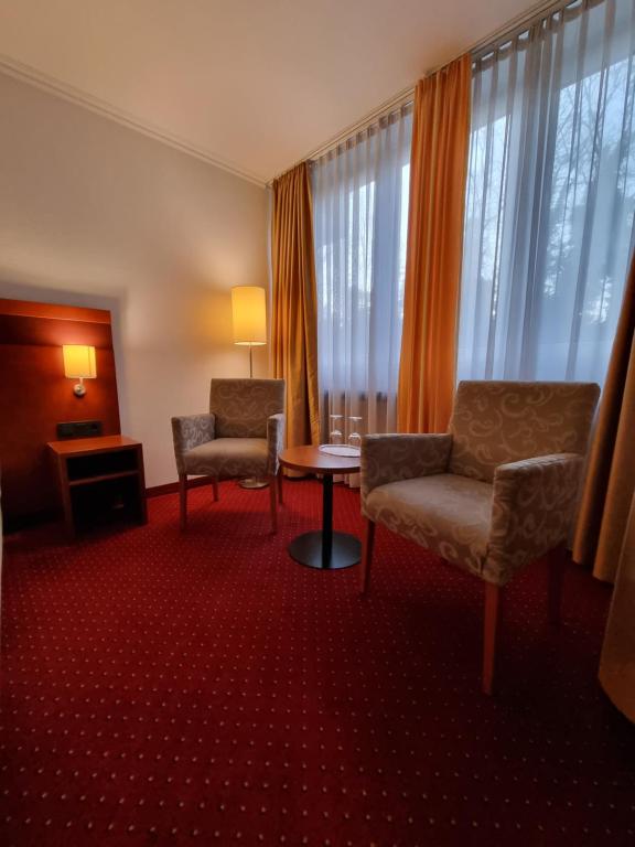 Posezení v ubytování Hotel am Rosenpark