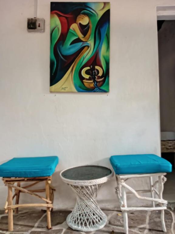 Posezení v ubytování Sunny garden rooms Watamu