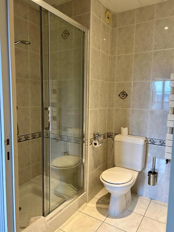 Koupelna v ubytování Cit'Hotel le Challonge