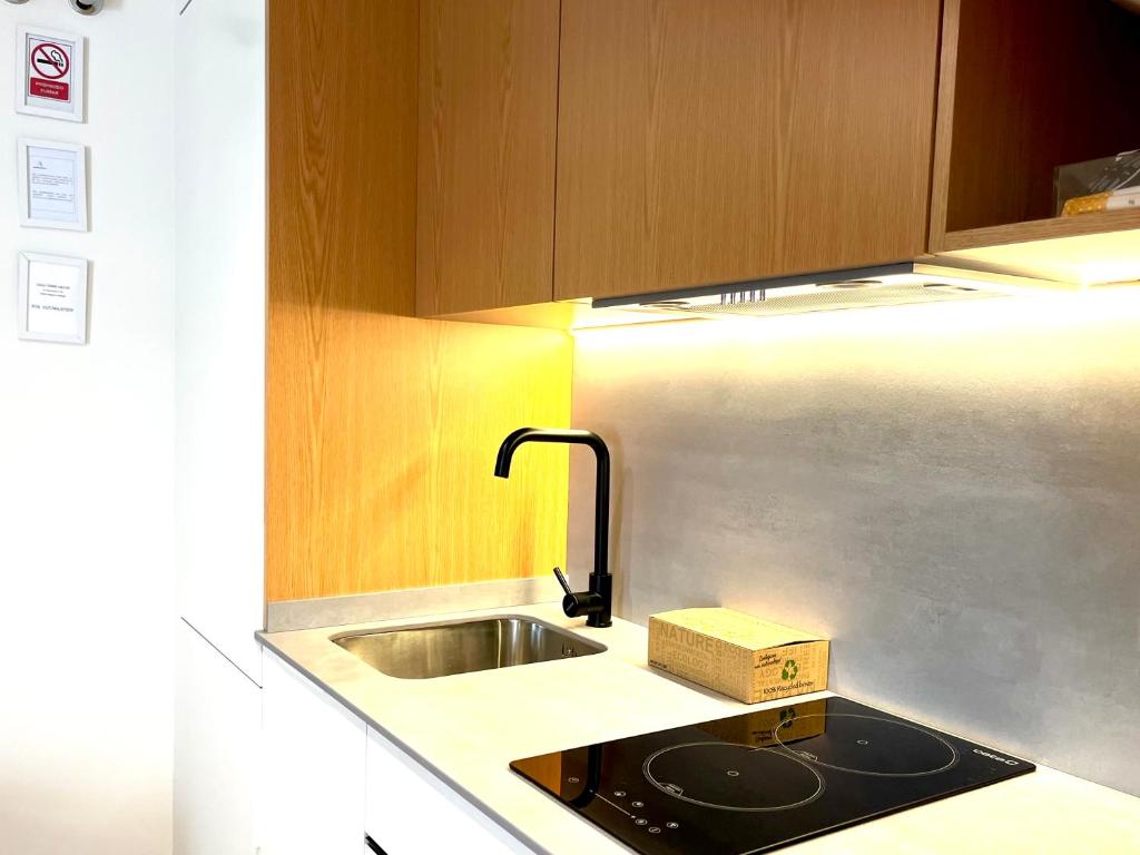 Kuchyň nebo kuchyňský kout v ubytování Casa Torre Hacho