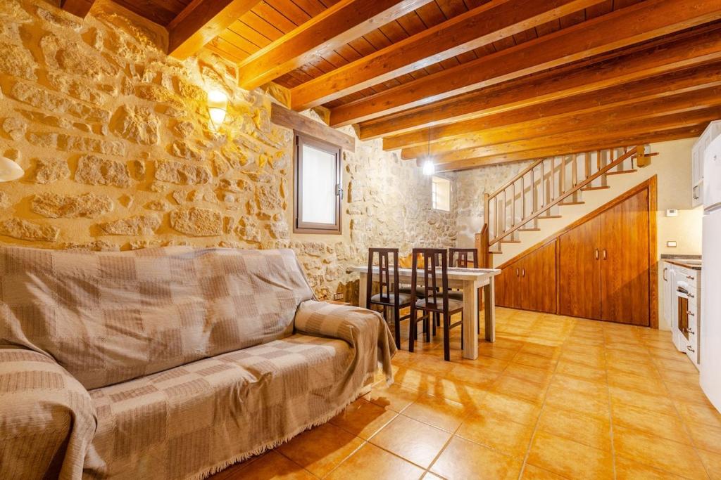 Posezení v ubytování Casa rural Lo Niu