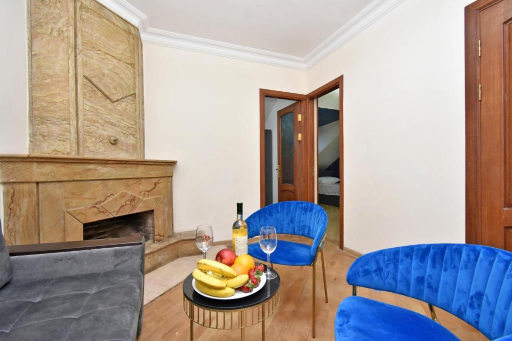Posezení v ubytování N&A guest house