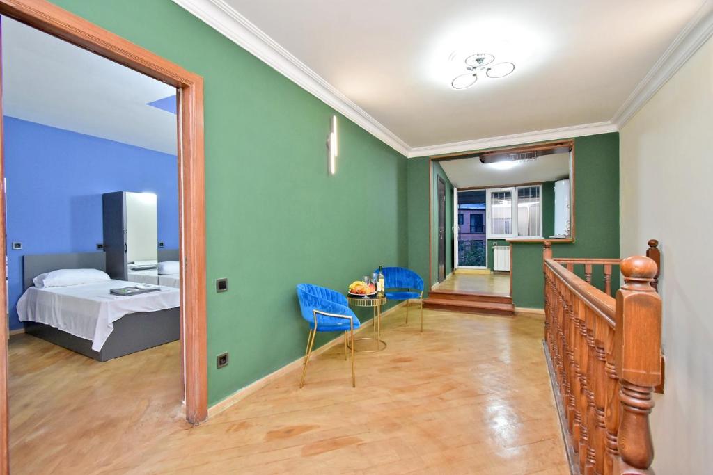 Postel nebo postele na pokoji v ubytování N&A guest house