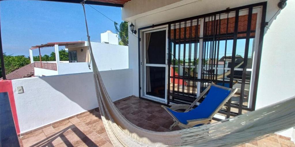 Balkón nebo terasa v ubytování Casa 3 flamencos - estudio y apartamento