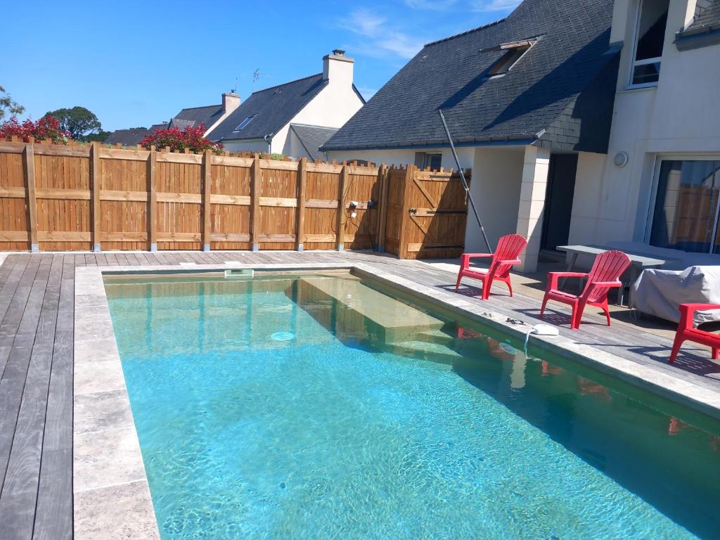 Photo de la galerie de l'établissement Maison Guidel Plages 4 à 8 personnes, à Guidel