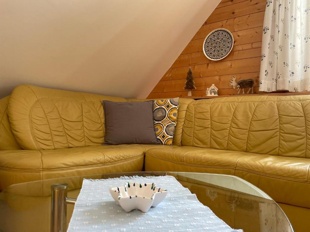 Posezení v ubytování Apartments im Almhaus Bachler