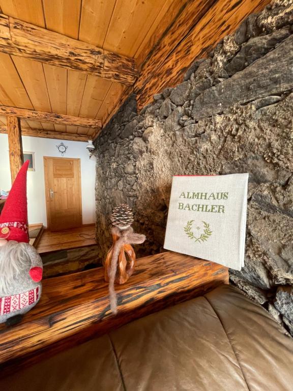 Posezení v ubytování Apartments im Almhaus Bachler